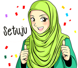 Hijab Raihana sticker #11947600