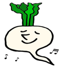 vegetable fruit face sticker #11948271