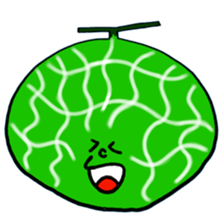 vegetable fruit face sticker #11948272