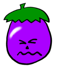vegetable fruit face sticker #11948275