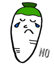 vegetable fruit face sticker #11948277