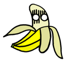 vegetable fruit face sticker #11948280