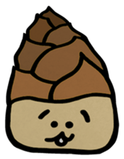 vegetable fruit face sticker #11948283