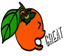 vegetable fruit face sticker #11948288