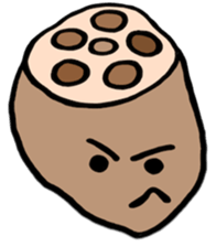 vegetable fruit face sticker #11948290