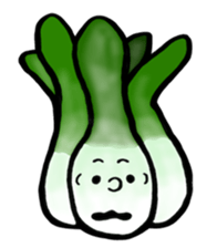 vegetable fruit face sticker #11948292