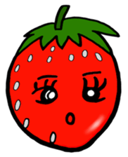 vegetable fruit face sticker #11948293