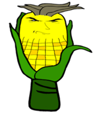 vegetable fruit face sticker #11948295