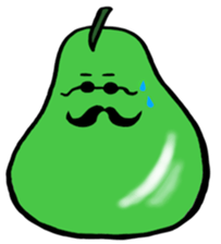 vegetable fruit face sticker #11948299
