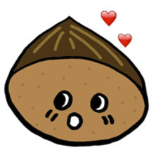 vegetable fruit face sticker #11948300