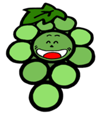 vegetable fruit face sticker #11948305