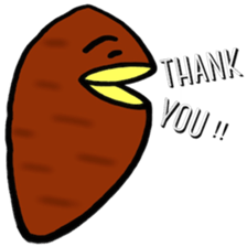 vegetable fruit face sticker #11948306