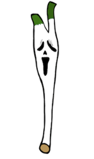 vegetable fruit face sticker #11948308