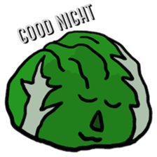 vegetable fruit face sticker #11948309