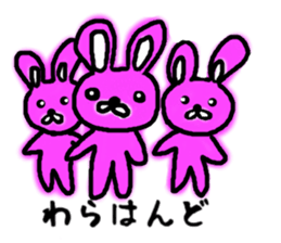 tugaruben rabbit sticker #11948479