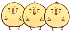 Noisy chick sticker #11948960