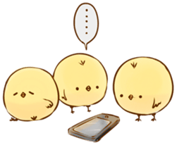 Noisy chick sticker #11948969