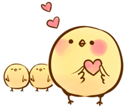 Noisy chick sticker #11948970