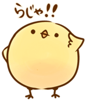 Noisy chick sticker #11948973