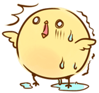 Noisy chick sticker #11948976