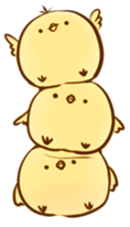 Noisy chick sticker #11948979