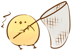 Noisy chick sticker #11948980