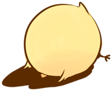 Noisy chick sticker #11948987