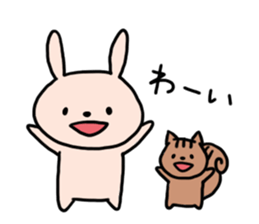 Rabbit and Squirrel's Every day sticker #11949831
