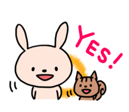 Rabbit and Squirrel's Every day sticker #11949832