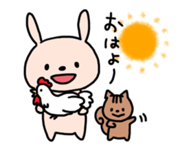 Rabbit and Squirrel's Every day sticker #11949838