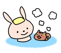 Rabbit and Squirrel's Every day sticker #11949845