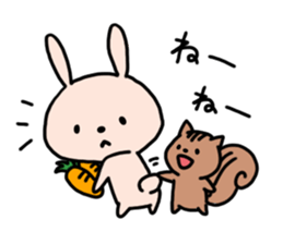 Rabbit and Squirrel's Every day sticker #11949849