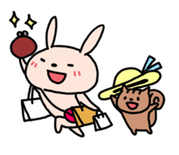 Rabbit and Squirrel's Every day sticker #11949866