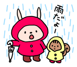 Rabbit and Squirrel's Every day sticker #11949867