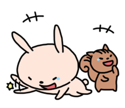 Rabbit and Squirrel's Every day sticker #11949869
