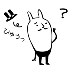Baron rabbit2 sticker #11949918