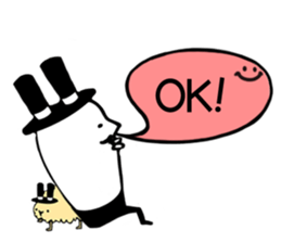 Baron rabbit2 sticker #11949920