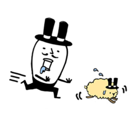 Baron rabbit2 sticker #11949926