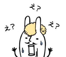 Baron rabbit2 sticker #11949935