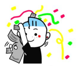 Rock 'n' roll man Tari3 sticker #11950314