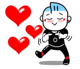 Rock 'n' roll man Tari3 sticker #11950326