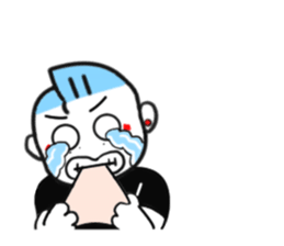 Rock 'n' roll man Tari3 sticker #11950335