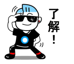 Rock 'n' roll man Tari3 sticker #11950345