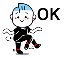 Rock 'n' roll man Tari3 sticker #11950346