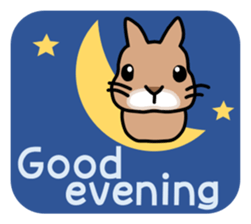 I'm a bunny named Mokotan (English) sticker #11950792