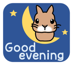 I'm a bunny named Mokotan (English) sticker #11950792