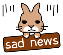 I'm a bunny named Mokotan (English) sticker #11950801