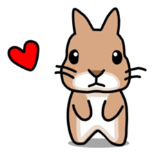 I'm a bunny named Mokotan (English) sticker #11950805