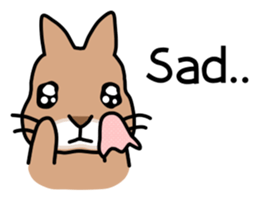 I'm a bunny named Mokotan (English) sticker #11950807