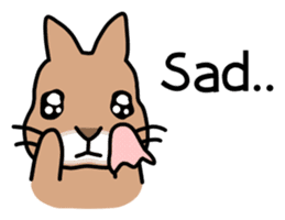 I'm a bunny named Mokotan (English) sticker #11950807